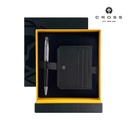 Cross Calais™ Ballpoint Pen with Leather Cardholder - Black