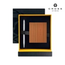 [GSCR 9641] Cross Click™ Ballpoint Pen with Leather Cardholder - Mocha
