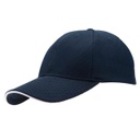 [SC 105 - Navy/White] Santhome Nu-Fit® Performance Stretch-Fitted Cap - Navy Blue / White