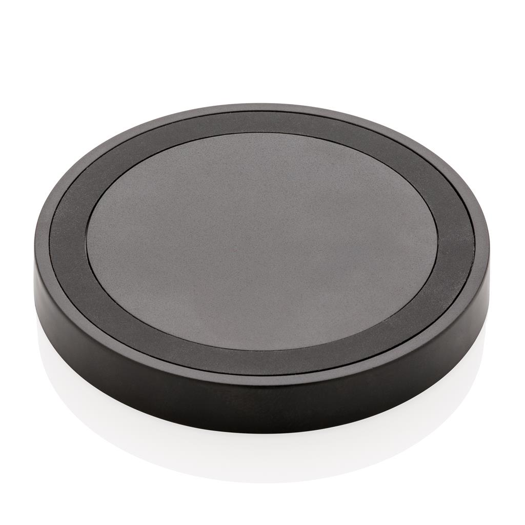 LAUGAR - Mini Wireless Charger With Box And Manual - Black