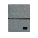 [ITGL 902] AIGIO - Giftology A5 Notebook Organiser With 10000mAh Powerbank - Grey