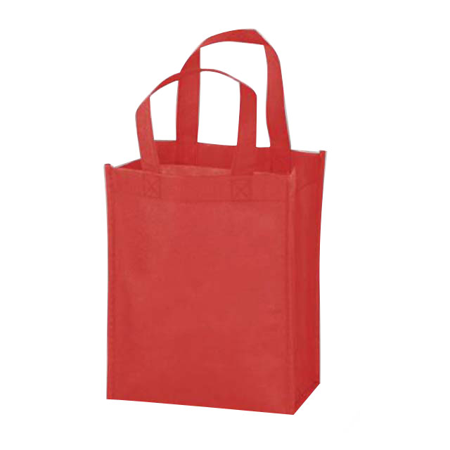 Non-Woven Shopping Bag Vertical Red