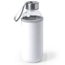 GRUENE - 420ml Glass Bottle With White Neoprene Cover