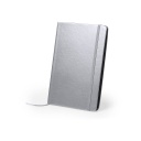 [NBMK 101] PU A5 Notepad In Metallic Silver Color