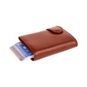 [CHGL 803] SNEEK - Giftology RFID PU Card Holder - Brown