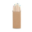 [STMK 102] TERVEL - Color Pencil Set in natural cardboard box