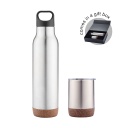 ALMELO - Hans Larsen Insulated Flask &amp; Tumbler Set - Silver