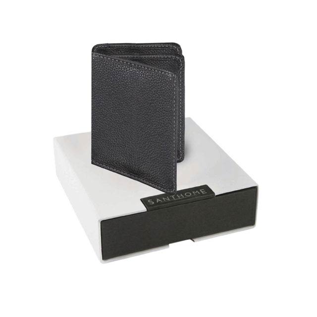 CHALCO - SANTHOME Card Case In Genuine Leather (Anti-microbial )