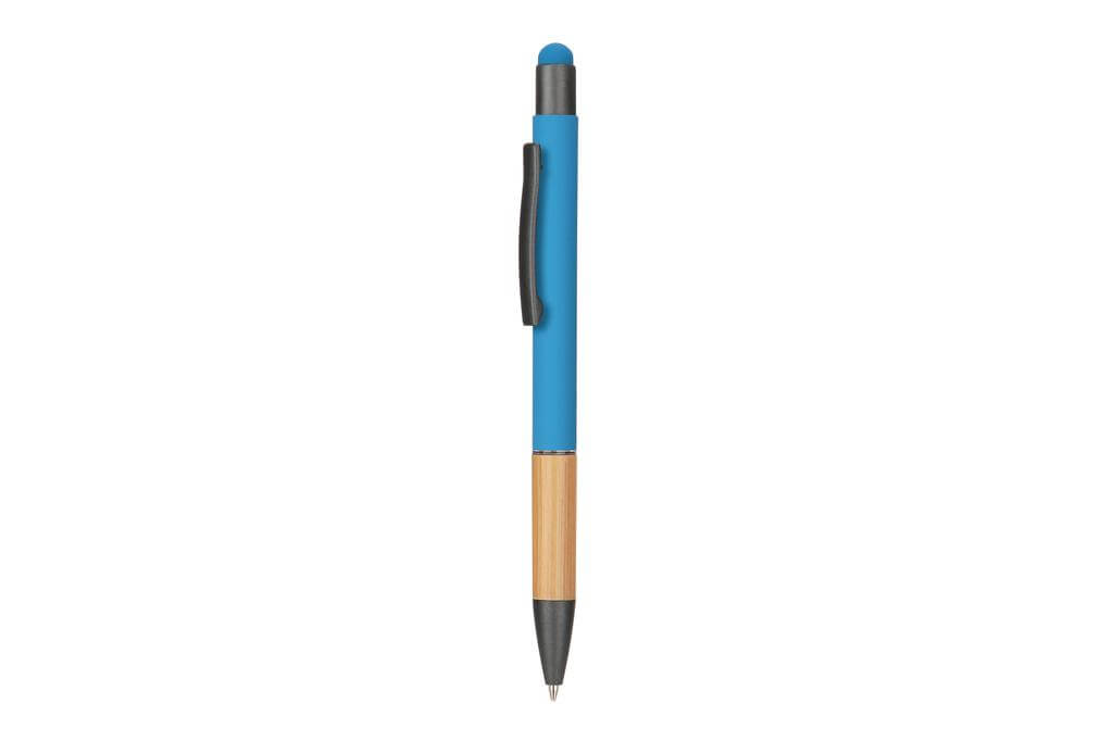 AYTOS - Metal Stylus Pen with Bamboo Grip - Blue
