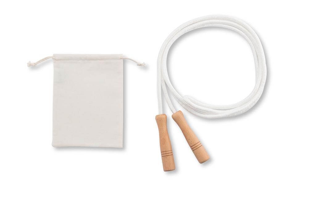 XANTHI - Cotton Jumping Rope in a Cotton Pouch