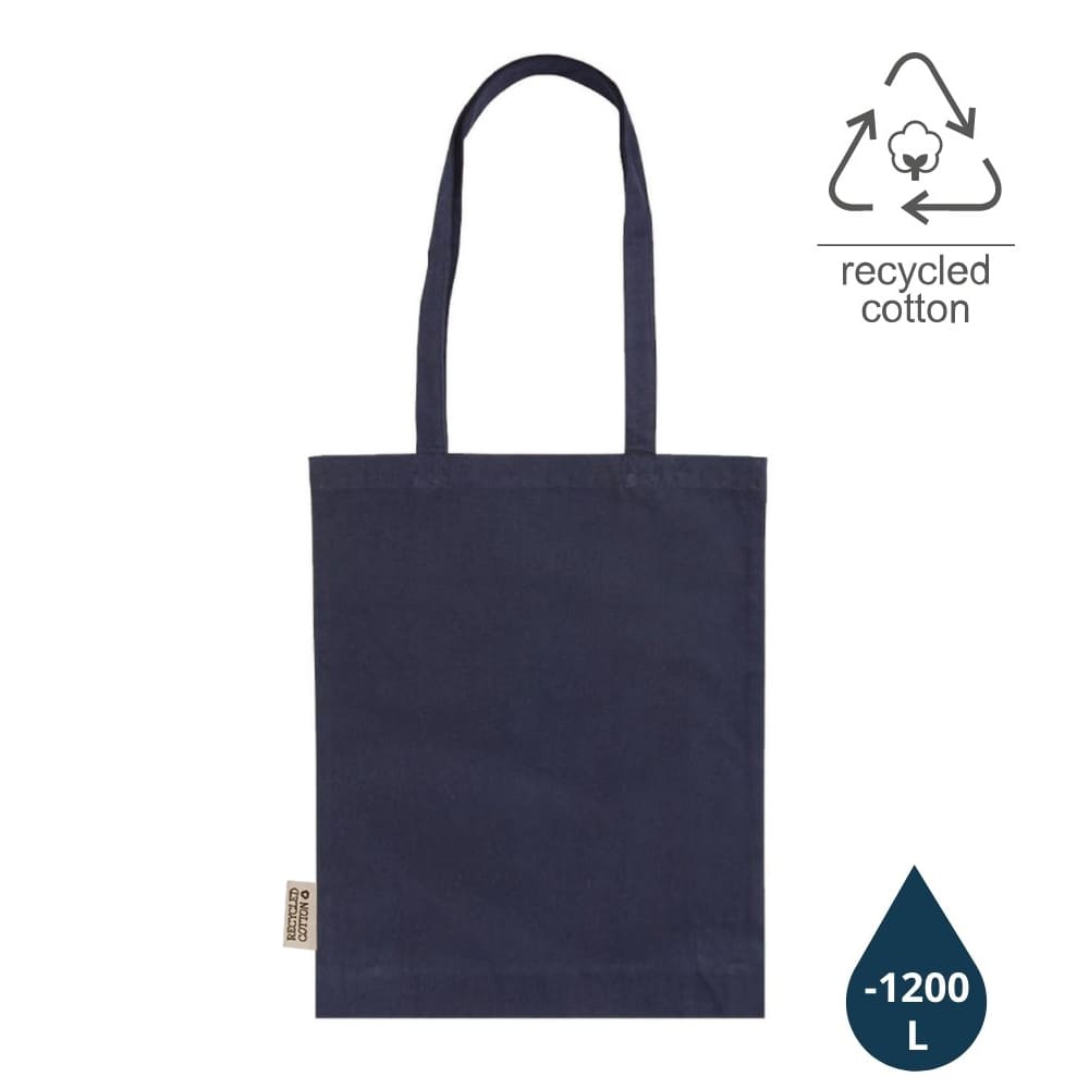 ABLAR - GRS-certified Recycled Cotton Tote Bag - Blue
