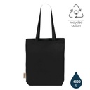 [CTEN 428] DARGUN - GRS-certified Recycled Cotton Tote Bag with Gusset - Black