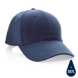 [HWAW 453] Impact AWARE™ 6 Panel 280gr Recycled Cotton Cap - Navy Blue
