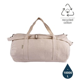 [DBEN 430] PUEBLA - GRS-certified Recycled Cotton Duffel / Gym Bag - Natural