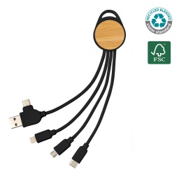 [MTST 1111] SULZA - CHANGE Collection RCS Recycled 6-in-1 Multi Cable