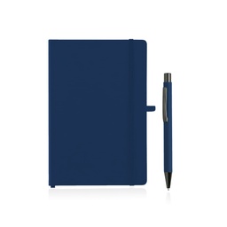 [GSGL 5137] BORNA - Giftology A5 Hard Cover Notebook and Pen Set - Navy