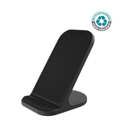 [ITWC 1159] BASEL - @memorii Recycled 10W Wireless Charger Phone Stand - Black