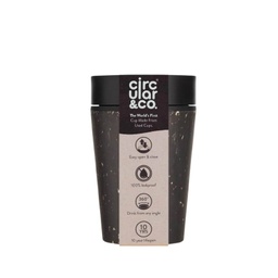 [DWCC 3166] Circular Cup 8oz Black &amp; Cosmic Black
