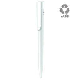 [WIPP 5177] UMA HAPPY RECY Recycled Plastic Pen - White