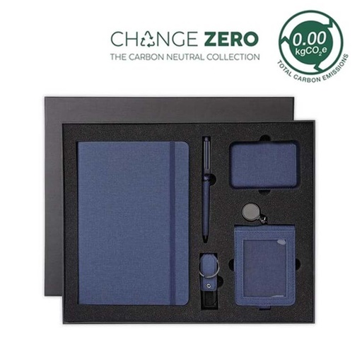 [GSSN 9608] ALMADA - CHANGE ZERO Sustainable 5pc Onboarding Gift Set - Navy