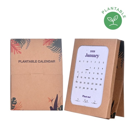 [GKEN 9225] eco-neutral® Plantable Calendar with 12 Sheets Seed Paper