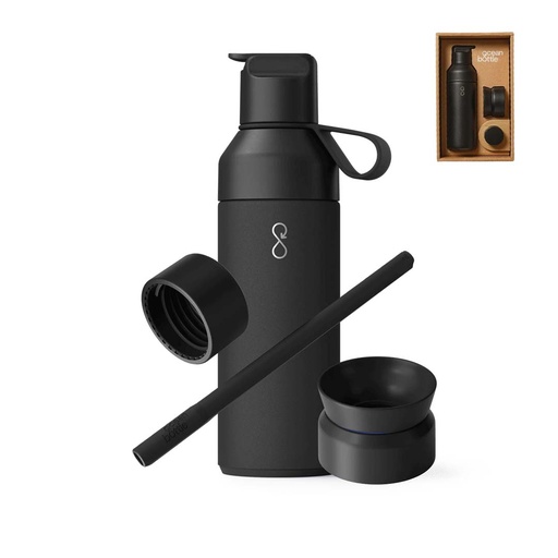 [GSOB 9612] Ocean Bottle 3-in-1 Set – Black