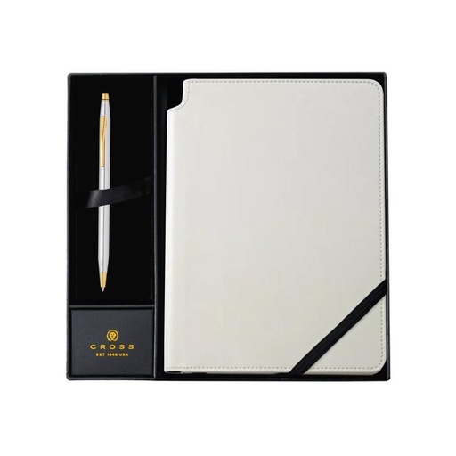 [GSCR 5023] Cross Classic Century® Medalist® Ballpoint Pen with Classic White Journal Gift Set
