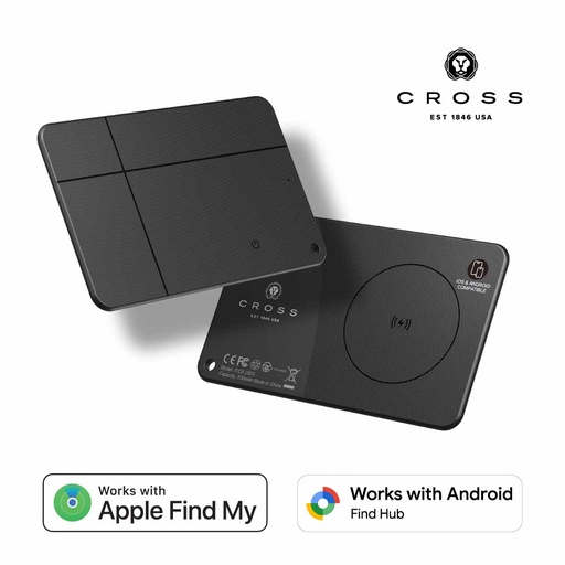 [ITCR 2003] CROSS Dual Card Tag - Black 