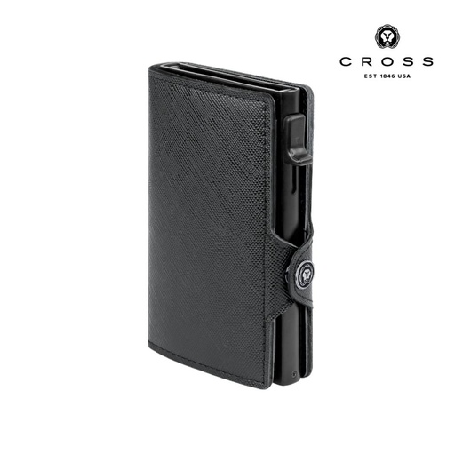 [LACR 2053] CROSS RFID Card Holder Wallet - Black