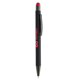 [WIMP 267] VOJENS - Giftology Metal Soft-touch Ballpen with Stylus - Red